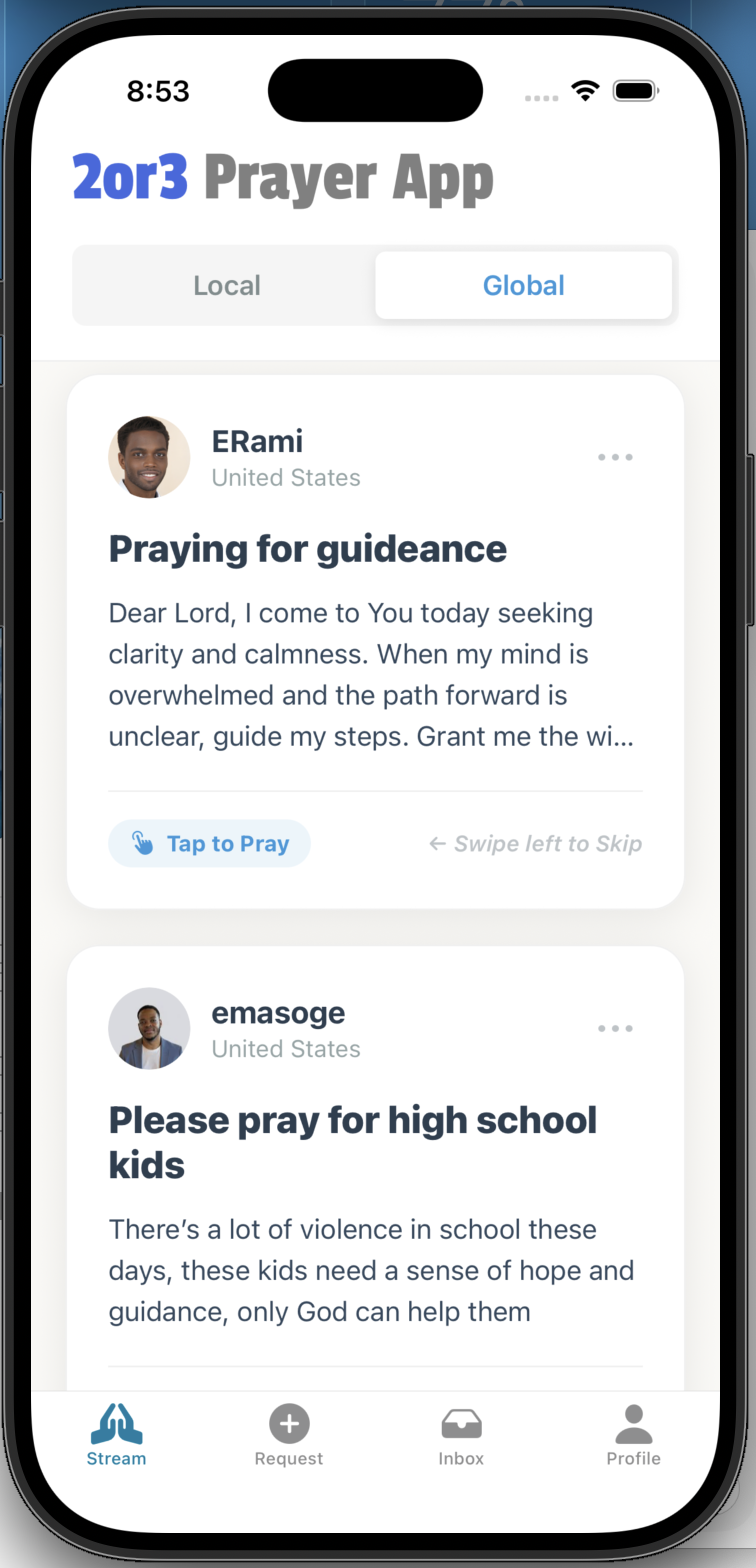 2or3 App Screenshot